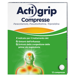 ACTIGRIP*12CPR 2,5+60+500MG