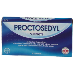 PROCTOSEDYL*6SUPPOSTE