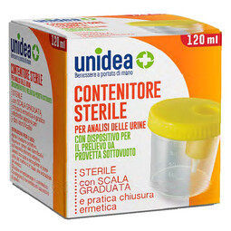 UNIDEA CONT URINE C/PREL 120ML