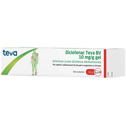 DICLOFENAC TEVA*GEL 60G 10MG/G