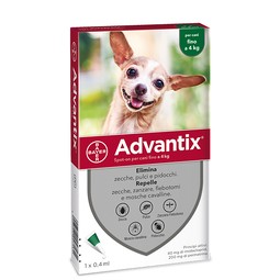 ADVANTIX SPOT ON*1PIP 0-4KG