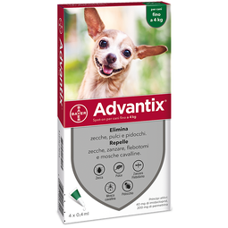 ADVANTIX SPOT ON*4PIP 0-4KG