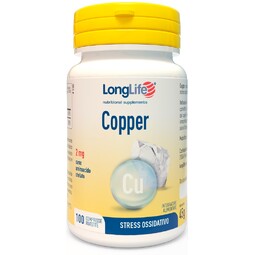 LONGLIFE COPPER 2MG 100CPR