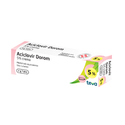 ACICLOVIR DOROM*CREMA 3G 5%